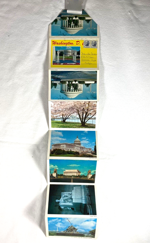 Washington DC 1950's Vintage Postcards Set, L.B. Prince Cherry Blossom - Picture 3 of 4
