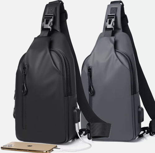 Men's Waterproof Shoulder Bags Chest Bags CrossBody Backpack Phone Travel Sports - Picture 2 of 22