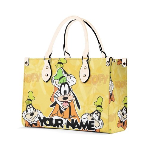 Personalisierte Disney Goofy Luxus Frauen PU Leder Handtasche, Goofy Geschenk, Geschenk für - Bild 9 von 20