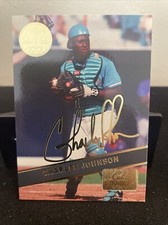 1994 Signature Rookies Gold Standard - Gold Foil Signature #GS8 Charles Johnson