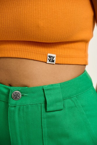 Josy - Cotton & Tencel Vest Top in Bright Orange - (Im)Perfect Yaks! - Picture 6 of 7