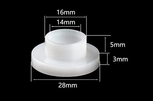 Nylon Transistor Gasket Step T-type Plastic Washer Spacer Screw Thread Protector - Picture 14 of 26
