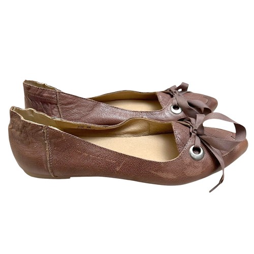 Crowne Comforteur Women's Size 9 Genuine Leather Ballet Flats New Some Scratches - Picture 11 of 11