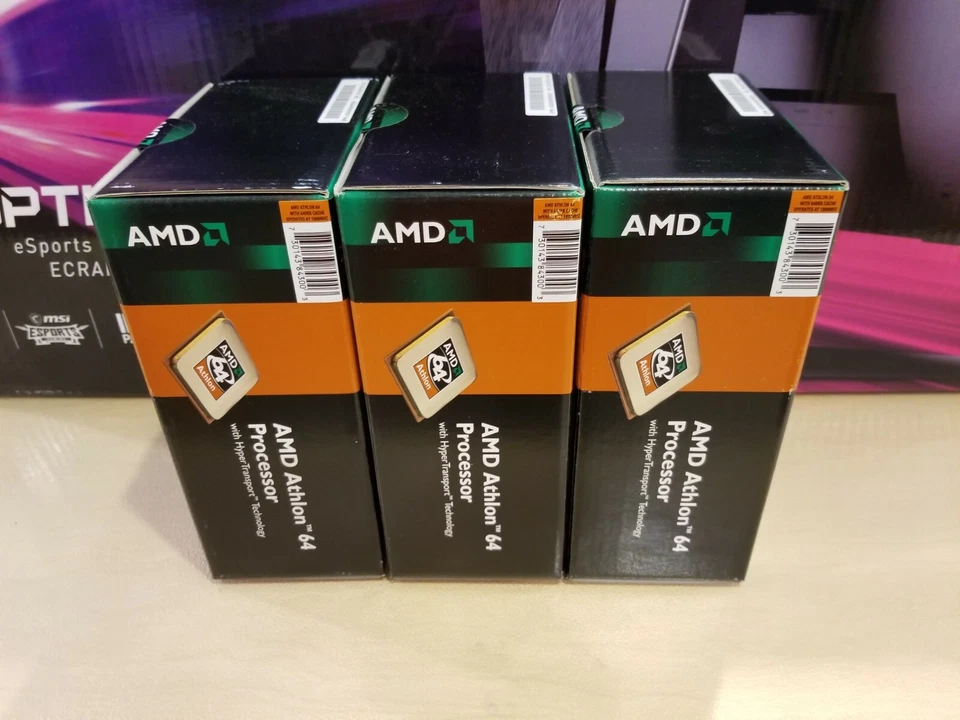 AMD Athlon 64 3000+ 1.8GHz (ADA3000DAA4BW) Processor! New, Sealed, Retail Box!  - Image 2 of 4