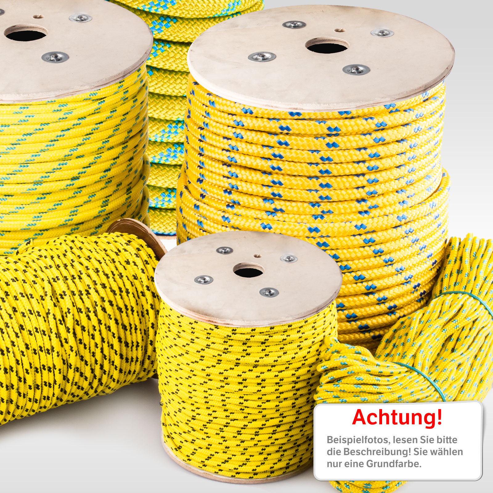 POLYPROPYLEN SEIL SEIL POLYPROPYLEN 2mm - 25mm PP SEIL Schnur Polypropylen Tauwerk Flechtleine 765ca2 POLYPROPYLEN SEIL SEIL POLYPROPYLEN 2mm - 25mm PP SEIL Schnur Polypropylen Tauwerk Flechtleine 765ca2