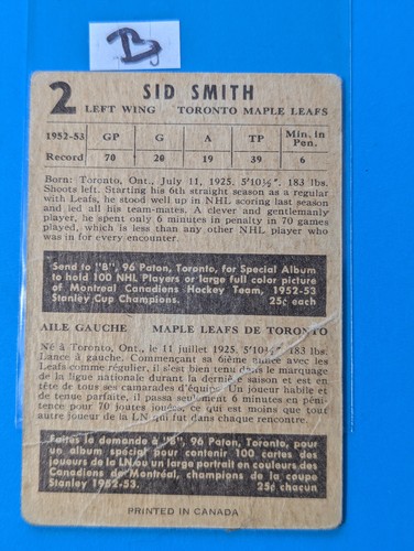 Juego completo de tarjetas de hockey Parkhurst 1953-54 U-PICK - Imagen 7 de 245