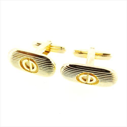 Dior cuffs CD logos Gold hardware Gold Woman unisex Authentic Used T7722 - Picture 1 of 6