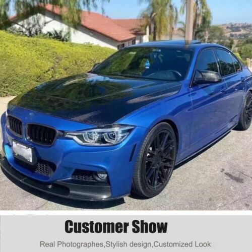 Real Carbon Hood Bonnet Engine Cover Trim For BMW F30 F31 F32 F36 F80 F82 M3 M4 - Foto 4 di 13