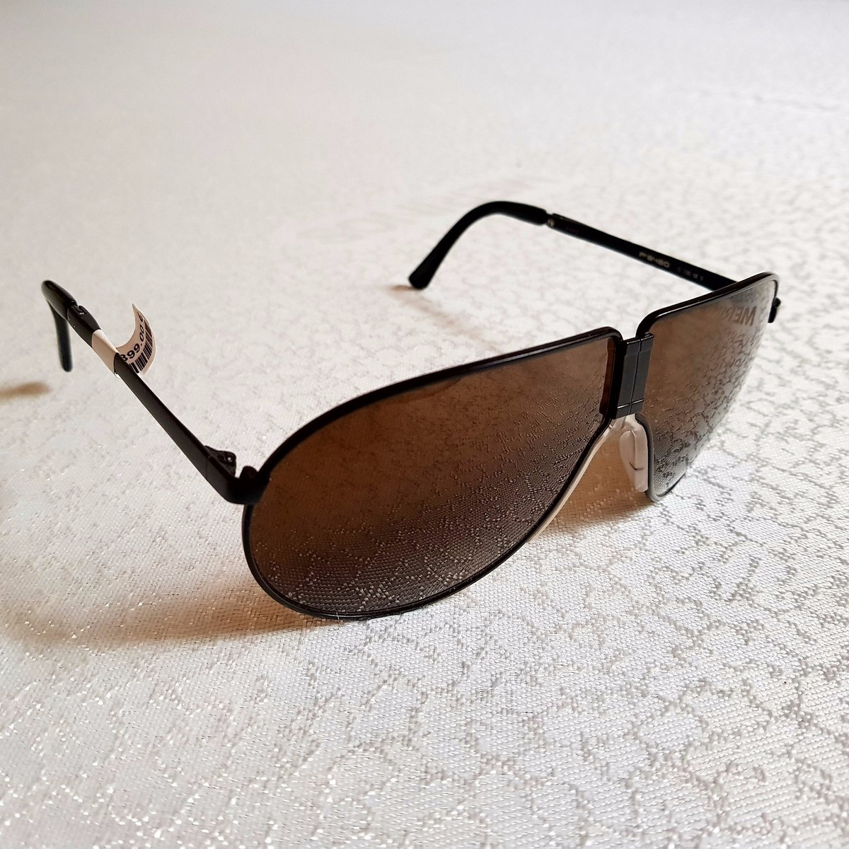 Lunettes De Soleil Porsche Design P'8480 Pour Homme - Style Aviateur Noir