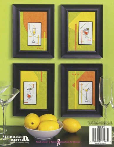 Cross Stitch Leisure Arts Quick & Easy Decorating 4 Sets Pattern #3561 - Picture 2 of 3