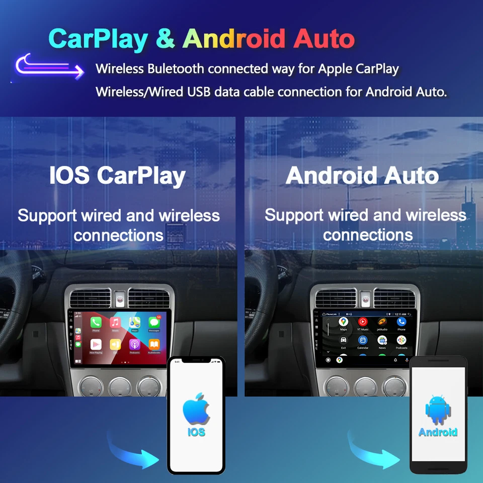 Für Subaru Forester 2003-2008 Android14 Autoradio Navi Car Play GPS DAB+AM 128GB - Bild 4 von 4