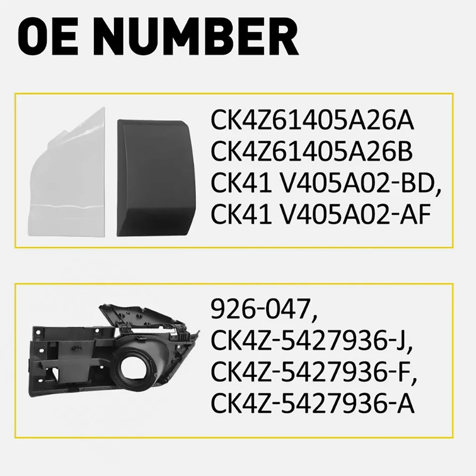 Дверца корпуса топливного бака + крышка крышки газовой крышки для отделки Ford Transit 150 250 350 15-23 - Изображение 3 из 4