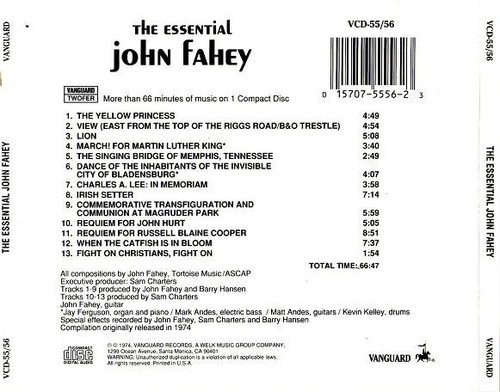 The Essential John Fahey / CD / Hardrock / Heavy / AOR / Vanguard / US - Bild 3 von 3