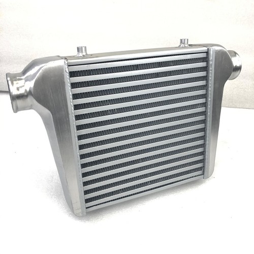Aluminum Polished Intercooler Front Mount 18"x13"x3", 2.5" I&O YCZ-037 Tube &Fin - Picture 8 of 8