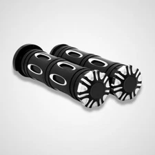 1" Contrast Cut Electronic Throttle Grip FLHX Handlebar Grips for Harley 08-19