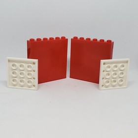 LEGO stickered parts from Dynamic Duo Funhouse Escape 6857 DC Batman Joker