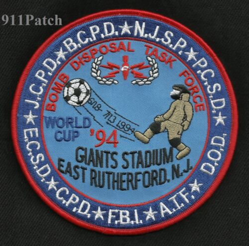 EAST RUTHERFORD, NJ - BOMB DISPOSAL TASK FORCE FBI ATF POLICE Patch - Picture 2 of 3