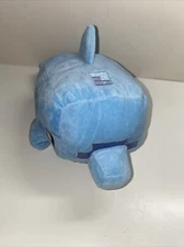 Mojang Minecraft Mattel Dolphin Plush Stuffed Animal Toy Blue Gaming 2021 11"