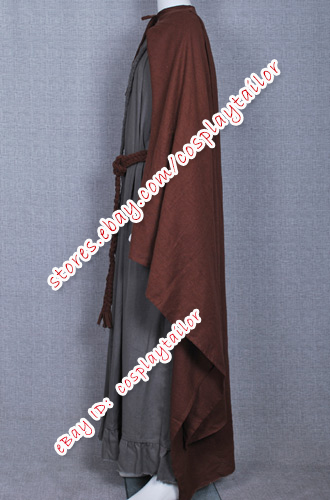 The Hobbit Rings The Fellowship of the Ring Cosplay Gandalf Costume Whole Set - Picture 5 of 13
