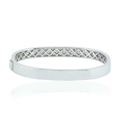 Brazalete multicolor multicolor de plata de ley 925 - Imagen 3 de 6