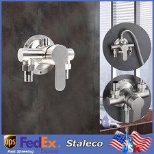 Wall Mount Shower Faucet Control Valve Bath Mixer Bathroom Water Tap Hot Cold