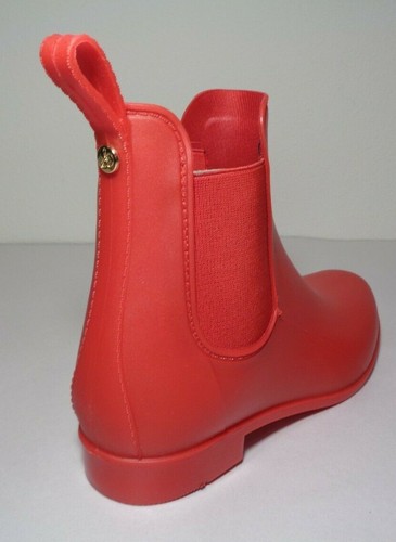Sam Edelman Size 6 M TINSLEY Matte Red Rubber Rain Boots New Women's Shoes - Picture 4 of 12