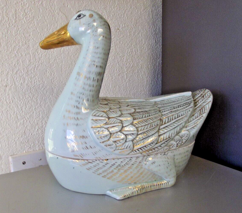 JIAQING (1796-1820) CELADON DUCK TUREEN - Bild 2 von 10