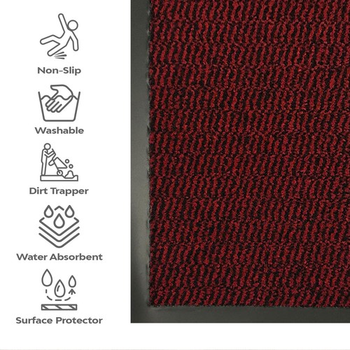 Heavy Duty Non Slip Indoor Door Mat Large Washable Rug Kitchen Floor Door Mats - Picture 43 of 89