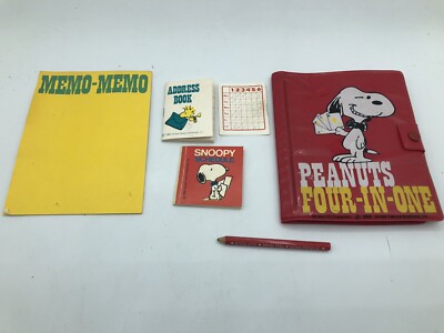 snoopy出品 Vintage Peanuts Snoopy And Woodstock 1965 Made in Hong Kong