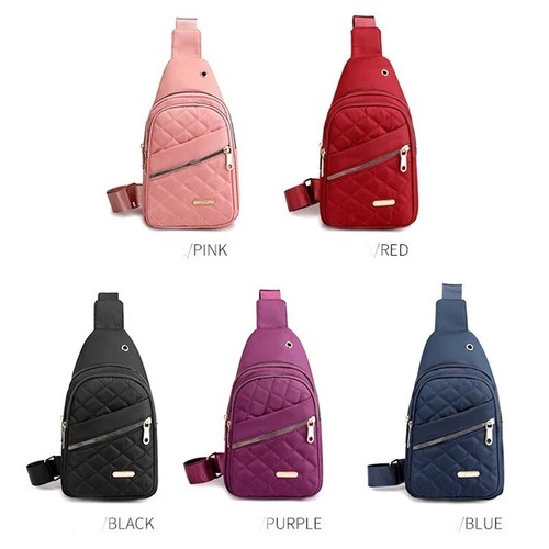 Damen Crossbody Schultertaschen Brust Sling Bag Bauchtaschen Reise Sport Rucksack - Bild 3 von 24