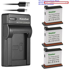 Kastar Battery Slim USB Charger Replacement for DJI OSMO Action Sport Camera