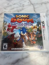 Authentic Original Box Case ONLY for Sonic Boom Shattered Crystal Nintendo 3DS