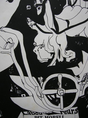 Pit Morell (1939) Farbstiftzeichnungen Plakat Galerie Niepel 1968 signiert  - Picture 4 of 5