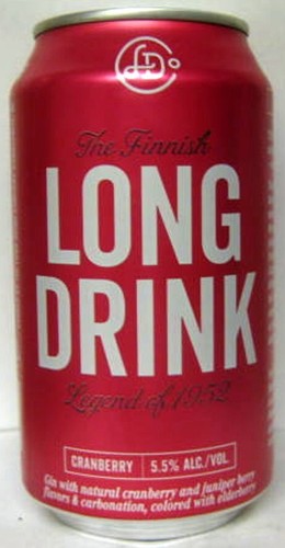 Finnish LONG DRINK Legend of 1952 Gin & Cranberry CAN Kannapolis, NORTH CAROLINA - Picture 2 of 5