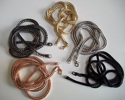 Mens Italian Design Silver/Gold/Hematite/Black Finish Franco Chain Necklace 4mm
