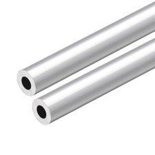 2 Pcs 300mm Length 14mm OD 7mm ID 6063 Aluminum Round Tube for DIY Seamless