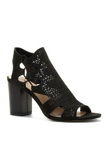 Vince Camuto Binta noir Perforé Talon à Bout Ouvert Découpe Bottines Sandale Vince Camuto Binta noir Perforé Talon à Bout Ouvert Découpe Bottines Sandale