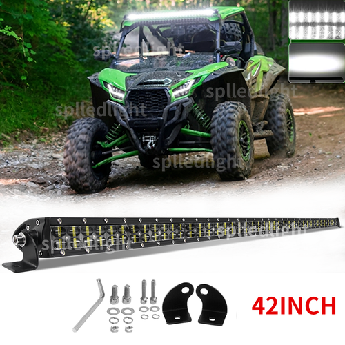 Dual Row 42'' bright straight LED Light Bar Fit For Kawasaki Teryx KRX 1000 - Bild 1 von 8