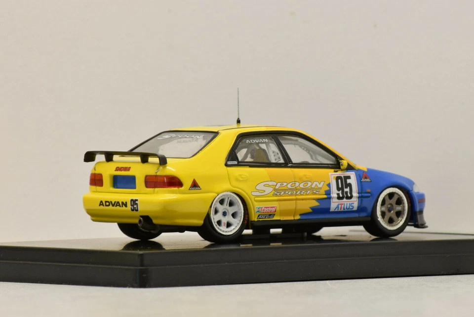 HONDA CIVIC EG9 #95 MACAU GUIA RACE 1996 TARMAC WORKS T43-012-96MGP95 1/43 - Immagine 3 di 4