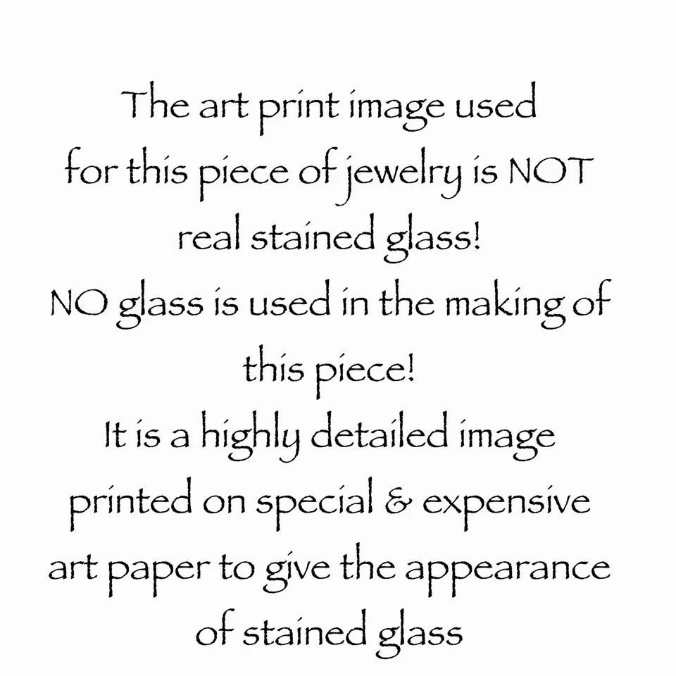 Broche Belén Navidad Imitación Vidrieras IMPRESIÓN ARTÍSTICA Prendedor Plata Regalo Religioso Foto 2 de 4