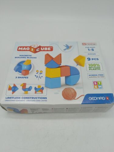 Neu. Geomag Magicube Formen Bausatz, recycelt, 9 Stück - Bild 2 von 6