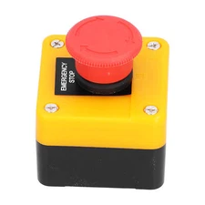 Emergency Stop Button 1NO 1NC Red Mushroom Elevator Emergency Push Button Switch