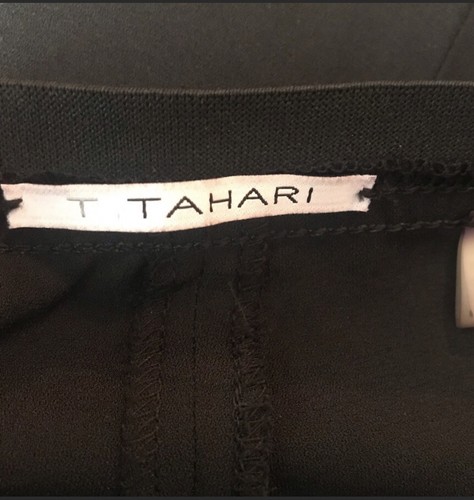 Tahari Womens Plus Size Black Zipper Pockets Dress Career Pants Size 14 - Picture 6 of 6