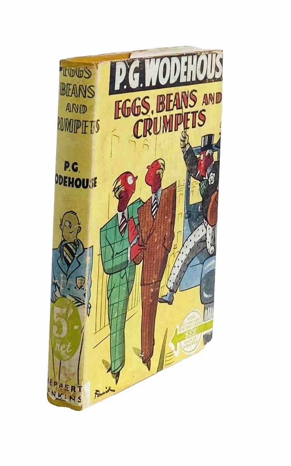 P G Wodehouse Eggs,Beans And Crumpets 1951 UK Edition H/C D/J Herbert Jenkins Foto 2 de 4