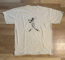 Travis Scott Cactus Jack 2023 Celebrity Softball Batter Up Cream Tee