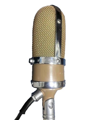 RCA 44-BX Ribbon Microphone with 91-B Stand in Ex Working