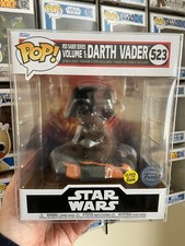 Funko Pop! Star Wars #523 Darth Vader Red Saber Series Glows GITD +Pop Protector
