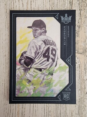 2022 Diamond Kings Rookies III #161 Eli Morgan, BLUE FRAME PARALLEL- Cleveland