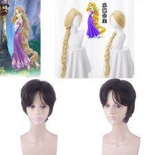 Cosplay Tangled Princess Rapunzel Wig Flynn Rider Wigs Hairpiece Halloween Props
