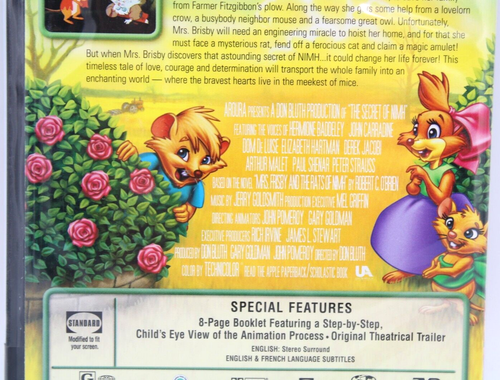 The Secret of NIMH - DVD - Animation - Brand New Factory Sealed - MGM Kids - Picture 5 of 10